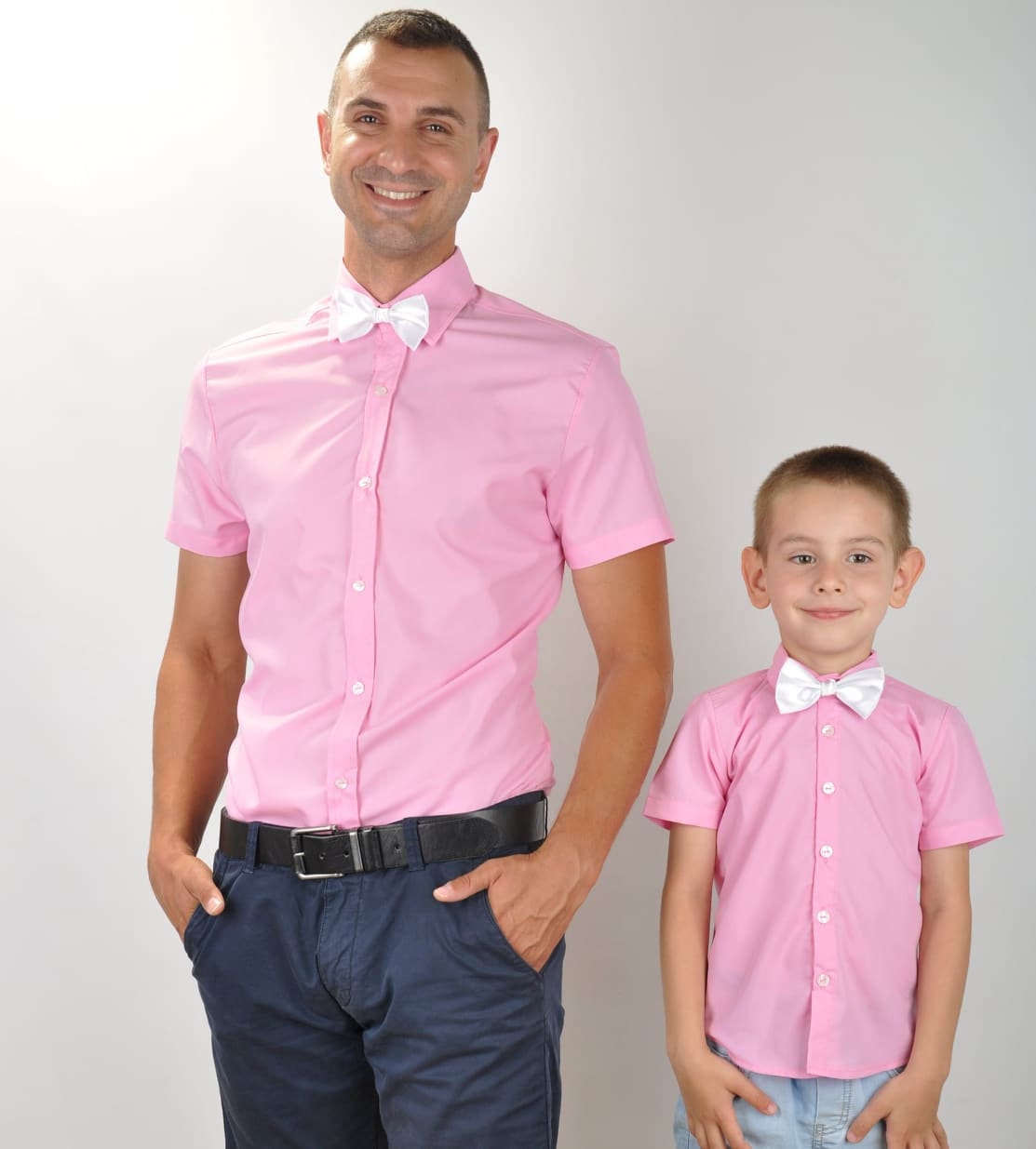 Matching Father Son Dress Shirts Daddy Boy Dress Shirts Short Etsy — free download