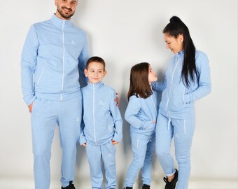 Mommy and Me Custom Color Outfits Mother Son Matching Sweatsuits