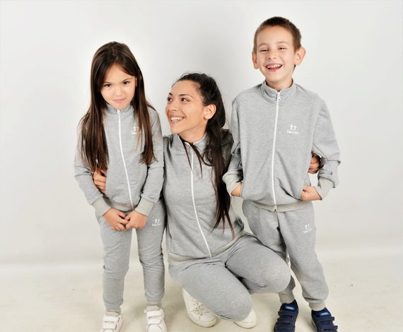 matching dad and son tracksuits