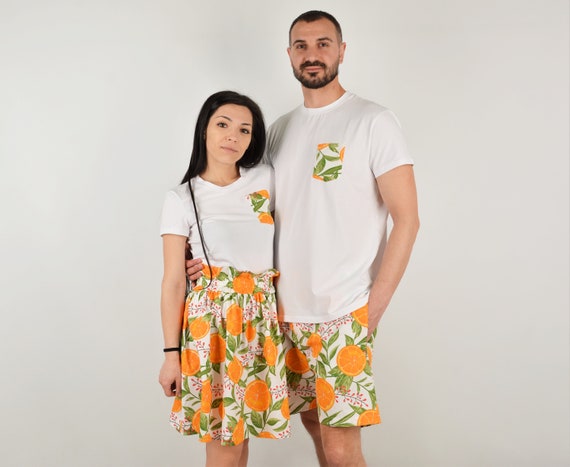 Buy Matching Couple Outfit His and Hers Orange Outfit Matchy