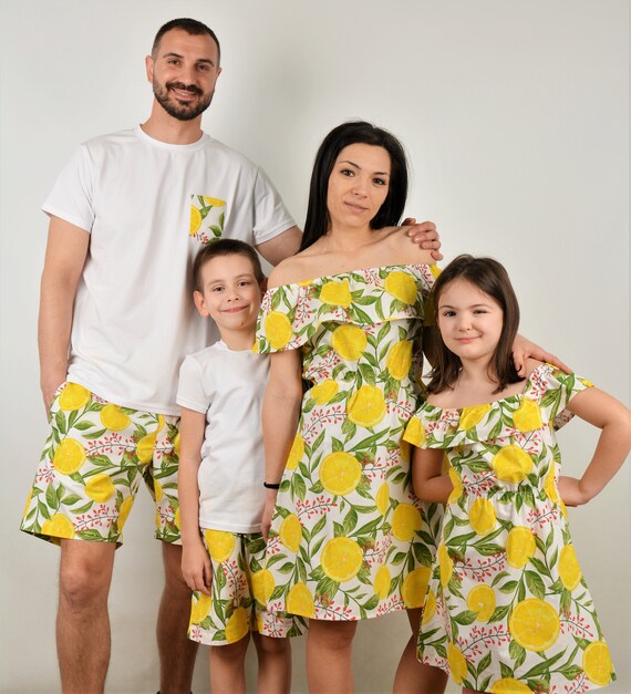 Family Hawaiian Outfit Matching Family 