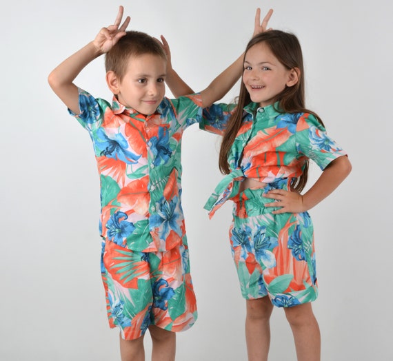 Mommy and Me Hawaiian Shirts, Mommy and Me Matching Hawaii Dress