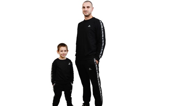 Matching Father Son Sport Outfit Daddy and Me Casual Outfit