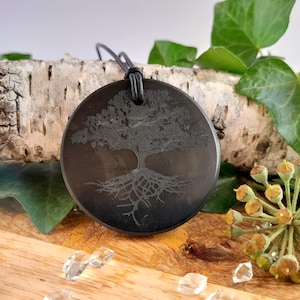 SHUNGITE Tree of Life Pendants: Your personal armor against EMF like 5G, Wifi & other negative energies !