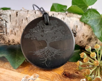 SHUNGITE Tree of Life Pendants: Your personal armor against EMF like 5G, Wifi & other negative energies !