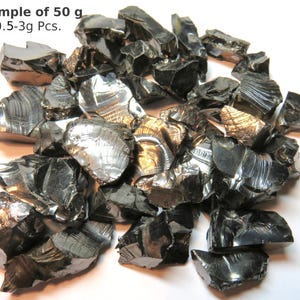 EDEL SCHUNGIT: Wasser reinigen entgiften energetisieren, antioxidant+antibakteriell > Kohlenstoff Fullerene > ELITE Schungit 20 / 50 / 100 g Bild 4