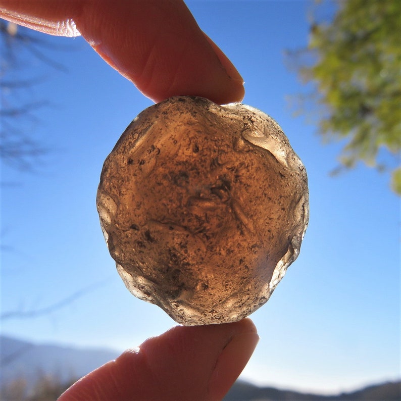 Rare Columbian Tektite AAA Meteorite glass, genuine raw Crystal Specimen image 2