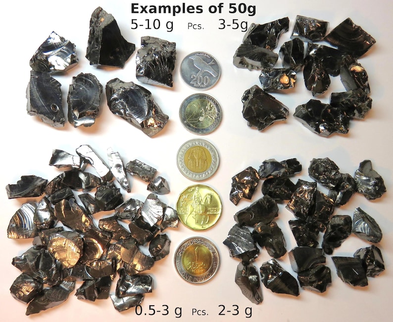 EDEL SCHUNGIT: Wasser reinigen entgiften energetisieren, antioxidant+antibakteriell > Kohlenstoff Fullerene > ELITE Schungit 20 / 50 / 100 g Bild 2