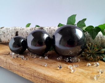REAL SHUNGITE Spheres for Health + EMF-Protection - Ready to ship !!!