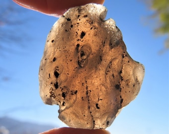 Columbian Tektite AAA Rare Meteorite glass, genuine raw Crystal Specimen