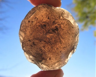 Rare Columbian Tektite AAA Meteorite glass, genuine raw Crystal Specimen