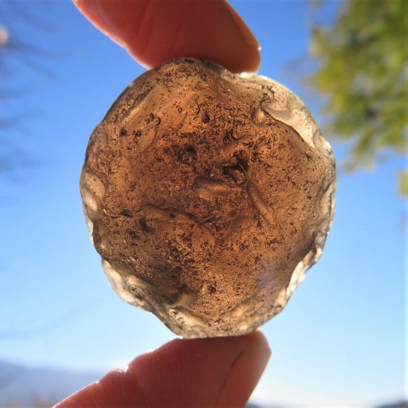 Rare Columbian Tektite AAA Meteorite glass, genuine raw Crystal Specimen image 1