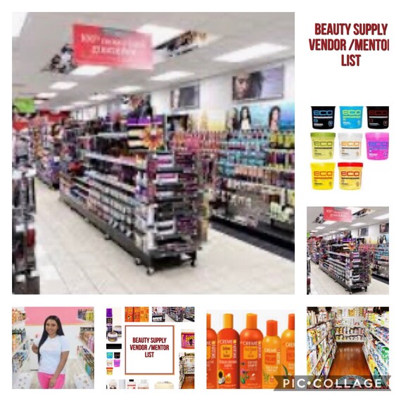 Beauty Supply Vendor List And Full 1 Yr Mentoring Program Etsy
