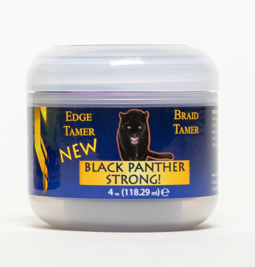 Extra Hold Edge, Loc and Braid Control. Black Panther Strong, Natural