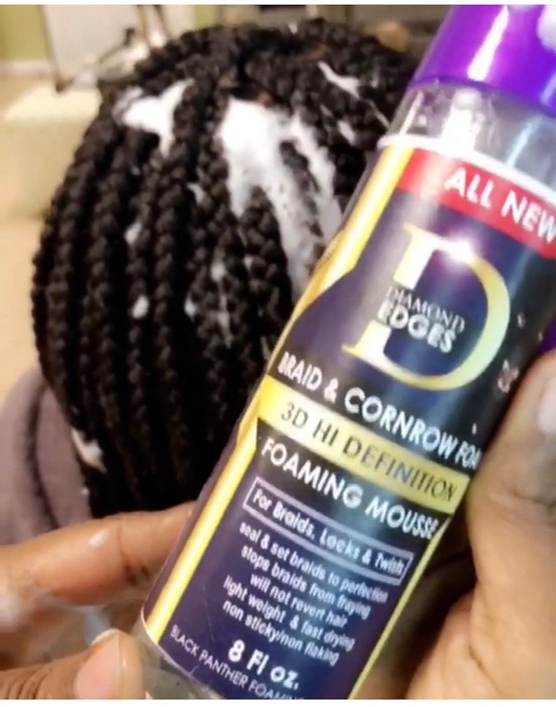 Braids Foam. the Braid Finisher. Seal and Set Braids to Etsy