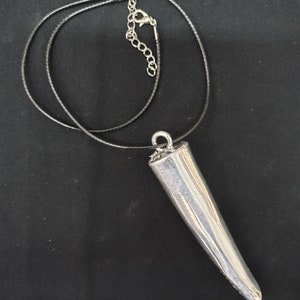 Shofar tip + Silver toping as Neckless