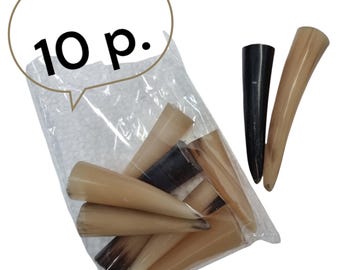 Set of Ten Shofar Tips + Quantity Bonos