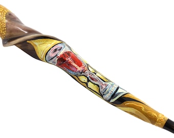 Hand-Painted Eland Shofar - The Holy Shabbat