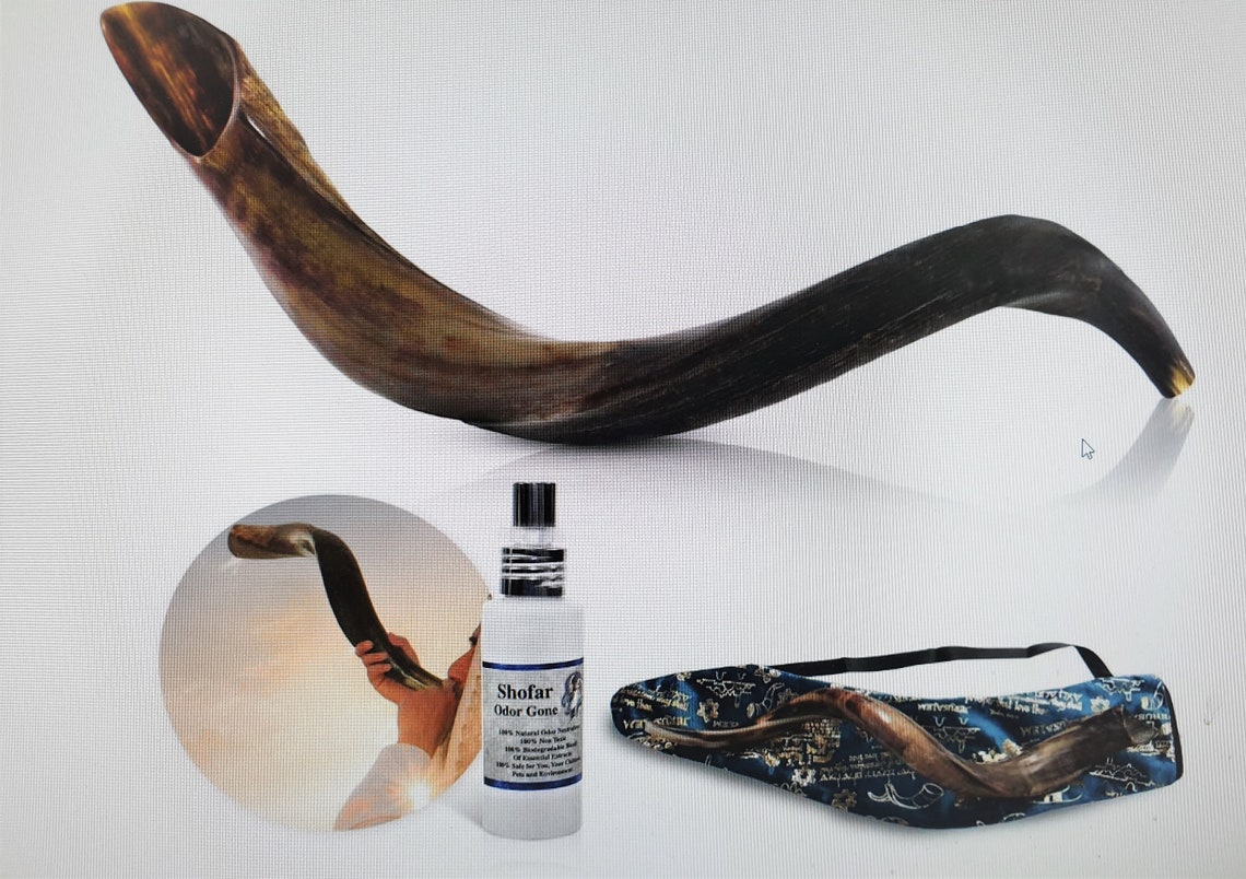 Kodu Shofar Set of Shofar Shofar Bag Anti Odor Spray Red Etsy