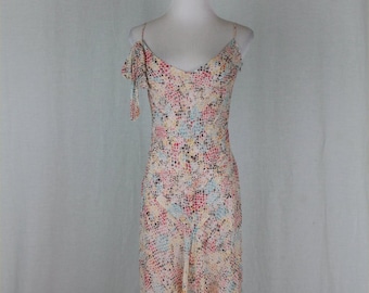 Vintage Sonia Rykiel Silk Dress, 1990s Bias Cut, Made in France