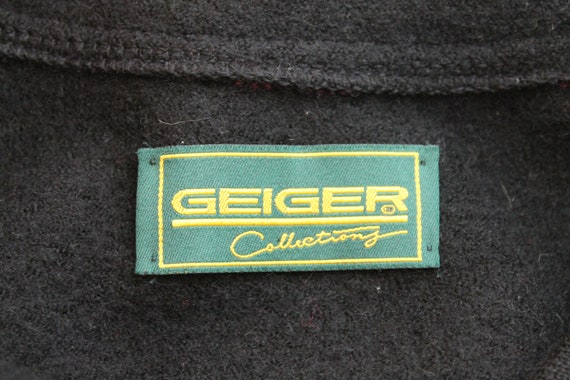 Vintage GEIGER Tyrol Boiled Wool Sweater Jacket 3… - image 9