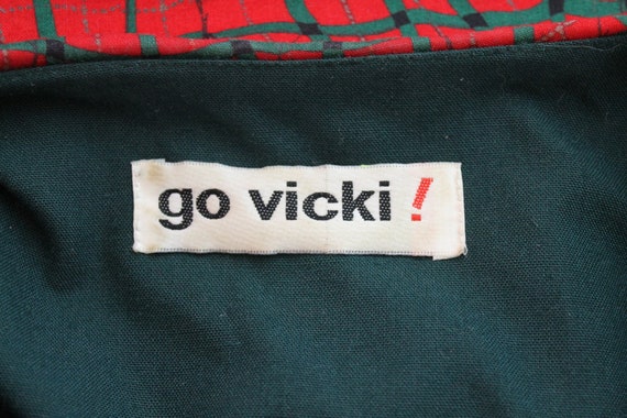 Vicky Tiel GO VICKI! Vintage 1980's Cotton Drop W… - image 9
