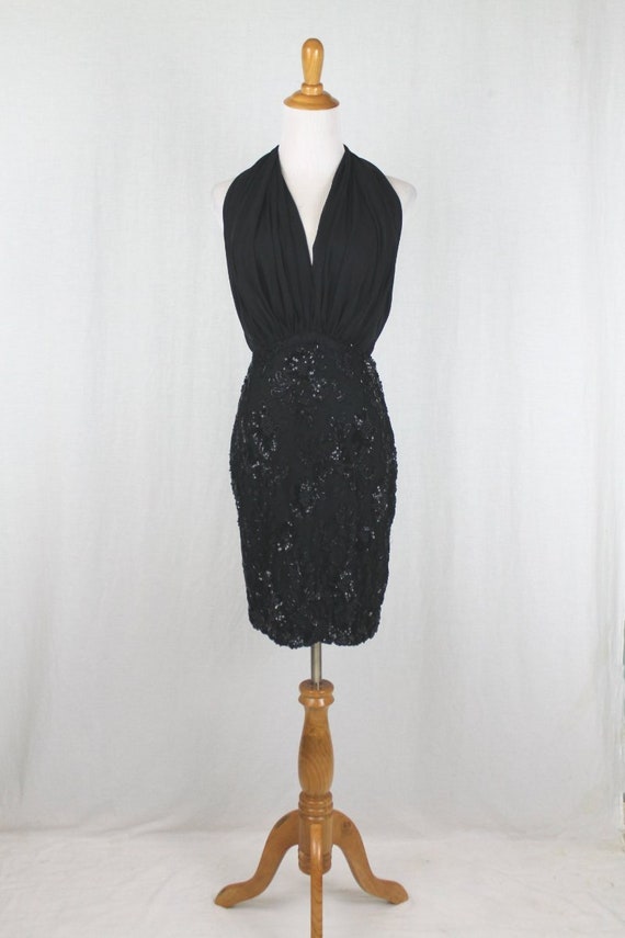 Vintage Pamela Dennis New York Couture Beaded Fre… - image 1
