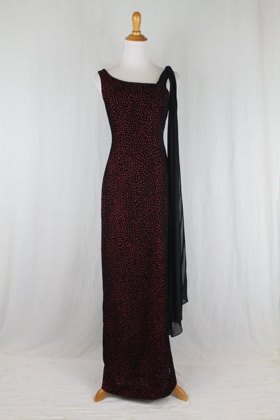 nicole by nicole miller dresses Nicole Miller Angelina Botanic Silk Maxi Dress – Runway Catalog main image 0