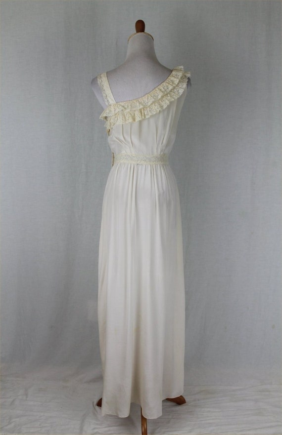 Edwardian Ivory Silk Grecian Inspired Nightdress … - image 4