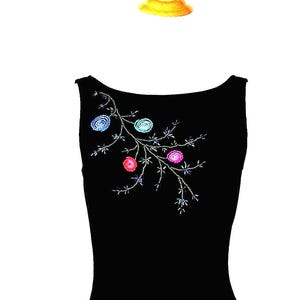 Vintage Adrianna Pall Perlen besetztes Kleider-Set: Y2K-Abend-Ensemble, Größe 44 Bild 7