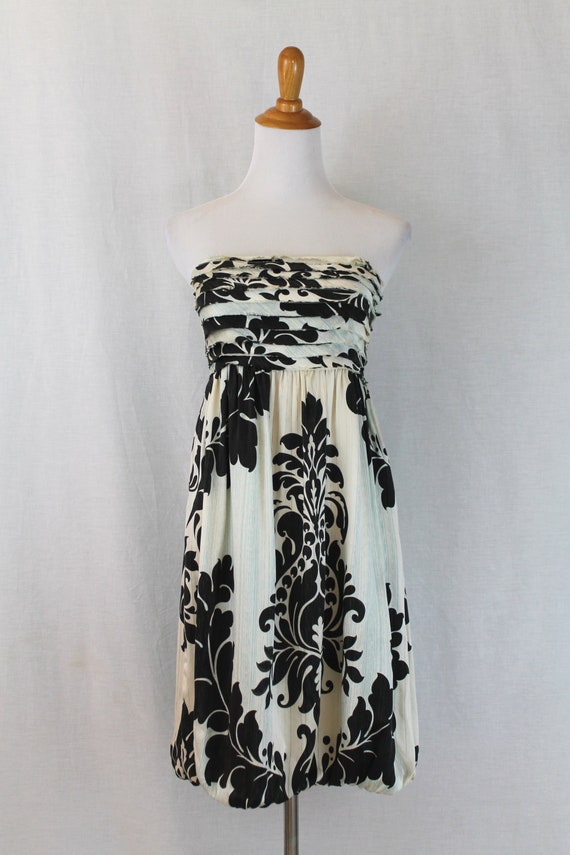 Vintage LIA KES Strapless Silk Bubble 