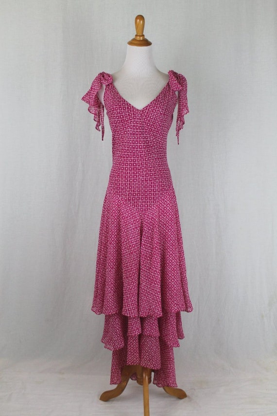 Vintage Celia Birtwell for Express Iconic Long Flo