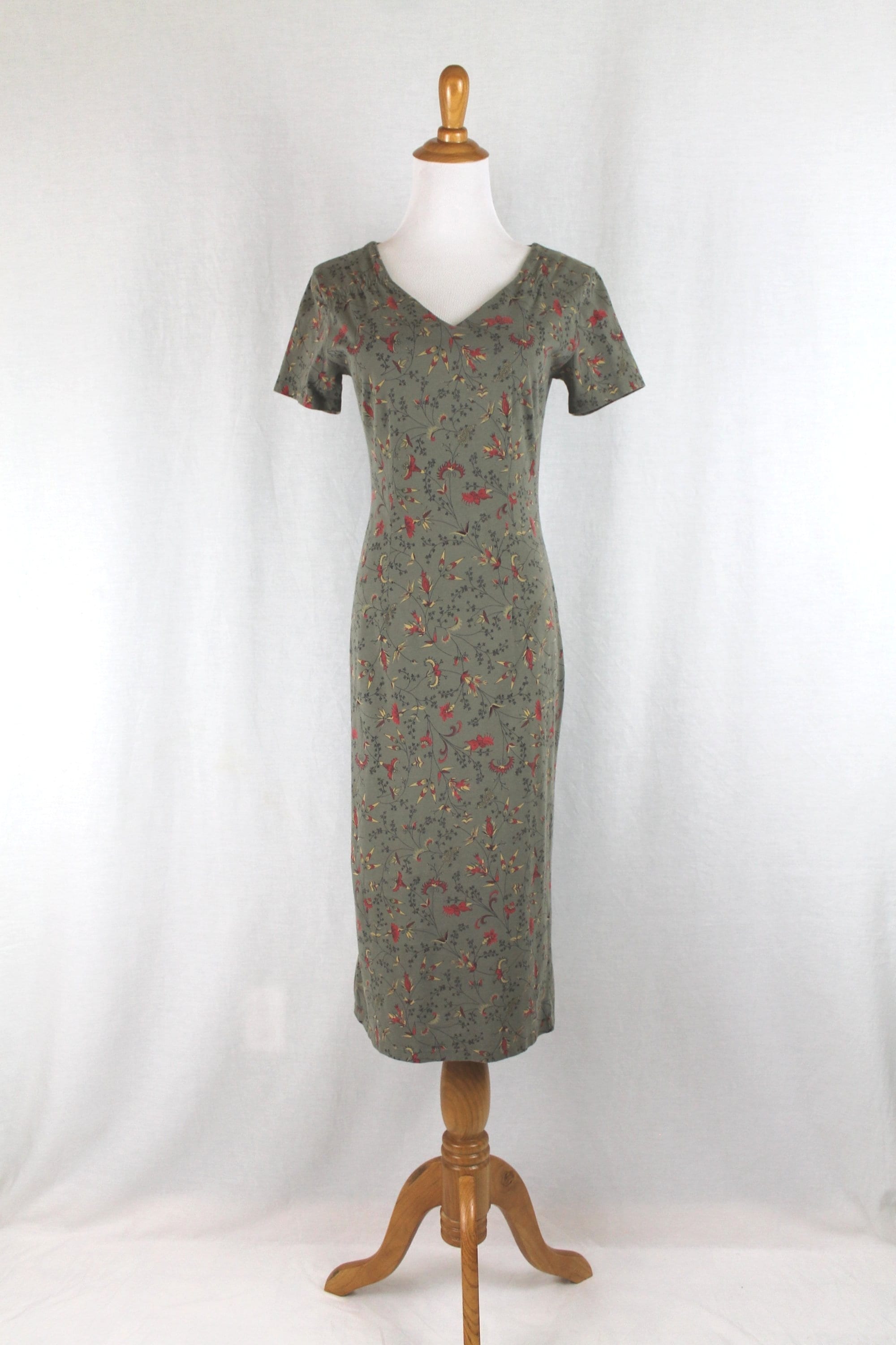 Laura Ashley Cotton Jersey Dress - Etsy