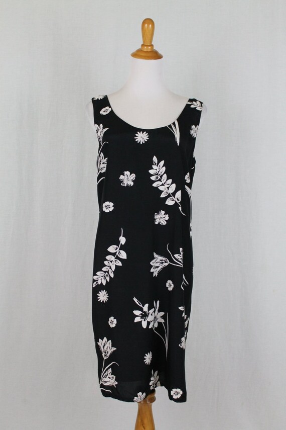 LAURA ASHLEY Blockprint Shift Dress USA 8 uk 12 M - image 2