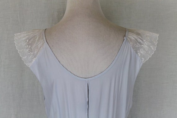 Vintage Betty Lou Lingerie 1930's Baby Blue Silk … - image 8