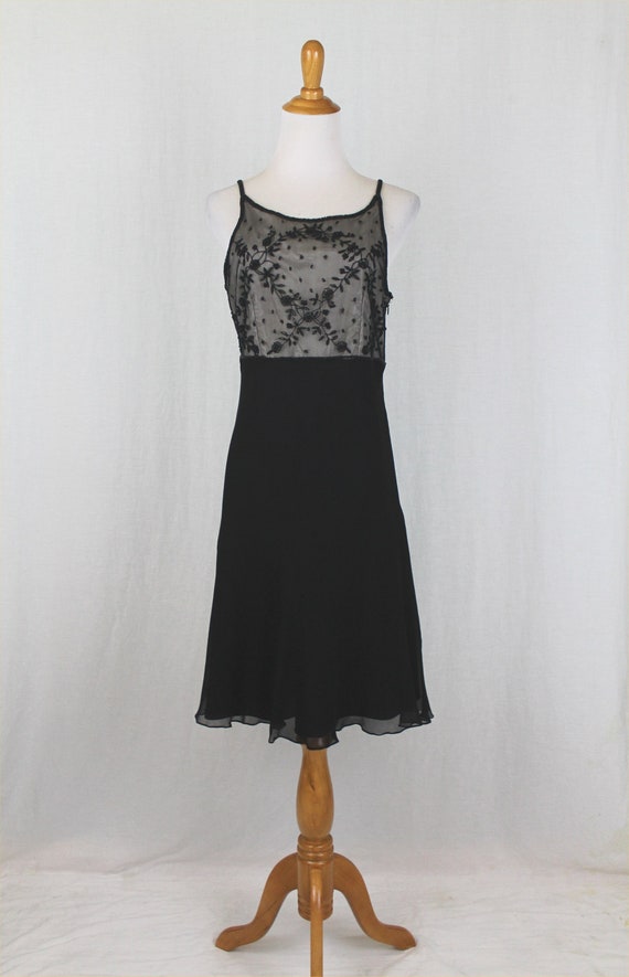 Vintage Adrianna Papell Boutique Beaded Silk Dress