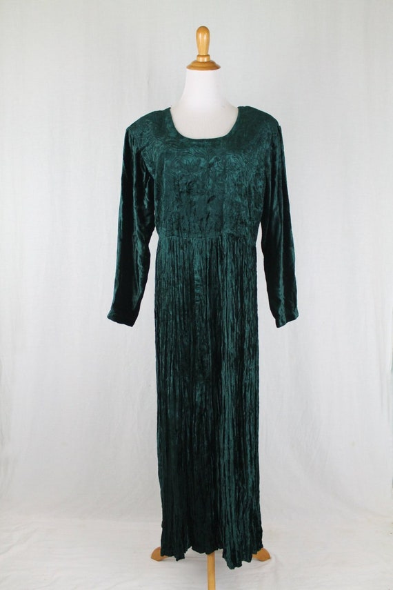 Vintage STARINA 1920s Inspired Long Velvet Artsy D