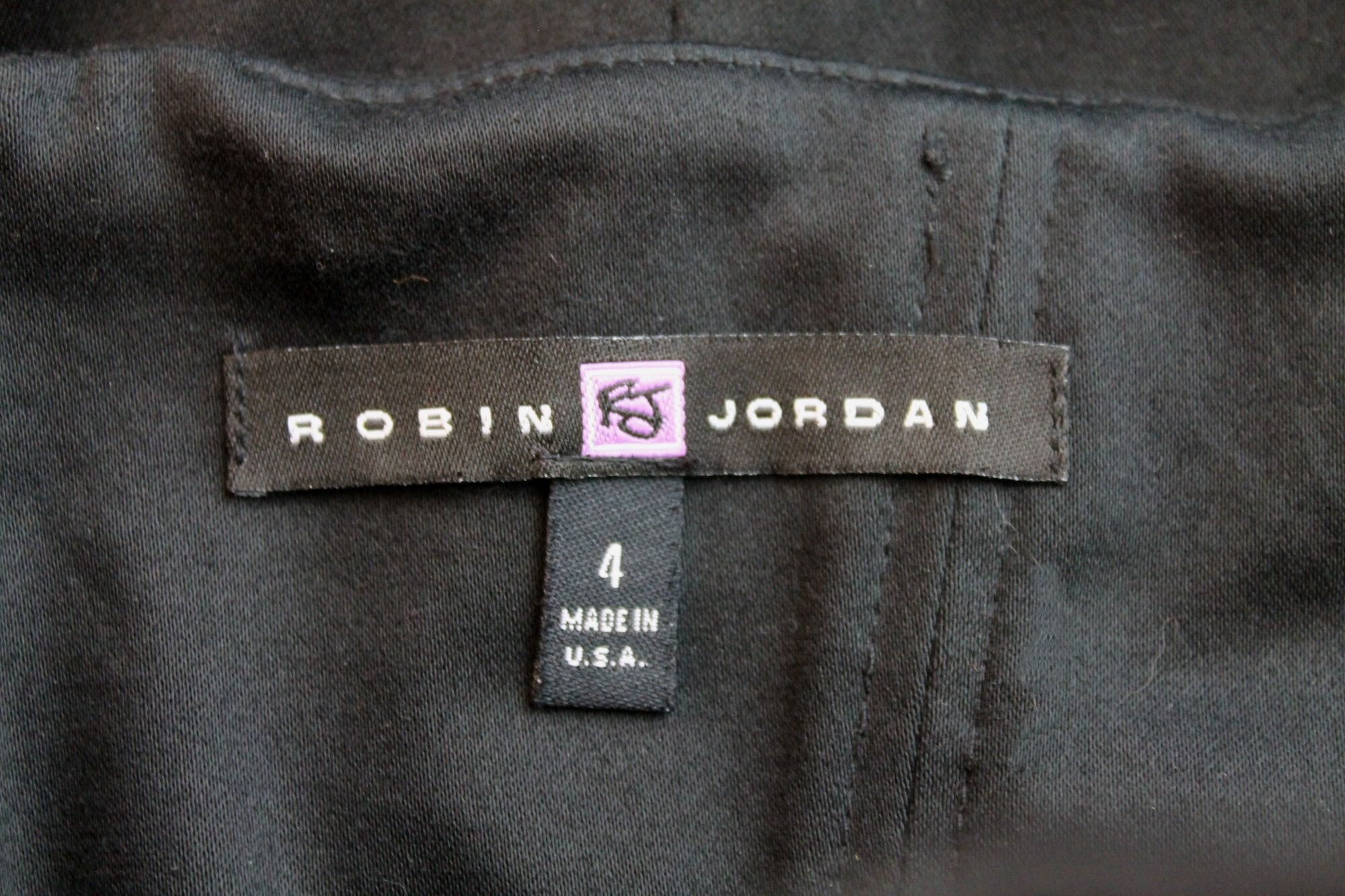 Vintage Robin Jordan Strapless A-line Polished Cotton Tuxedo Dress 4 S -   Canada