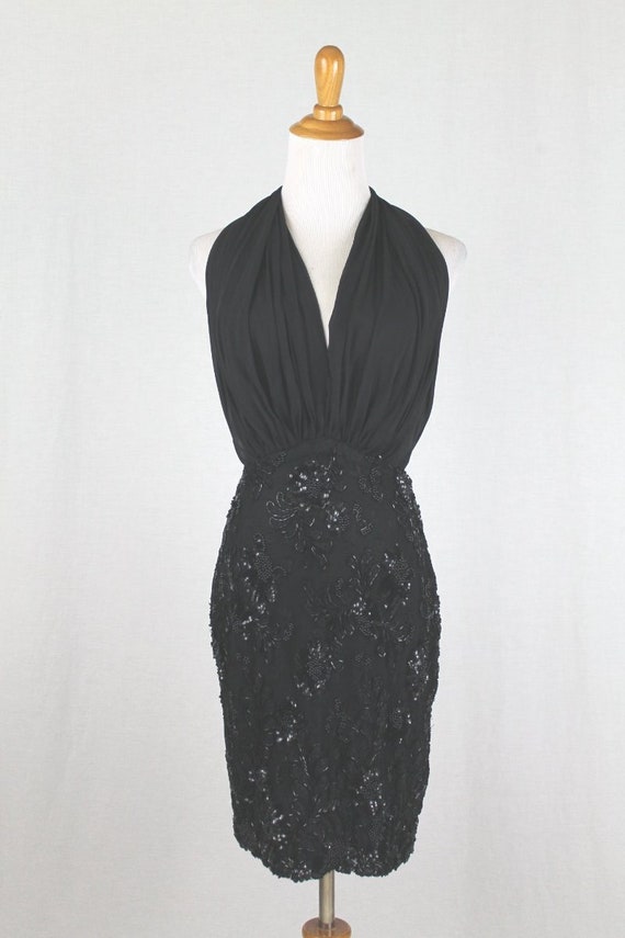 Vintage Pamela Dennis New York Couture Beaded Fre… - image 2