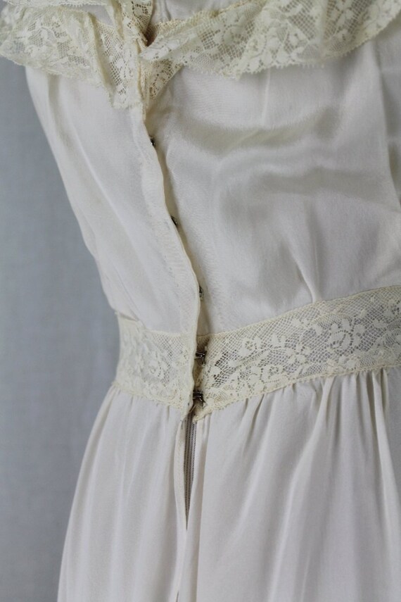 Edwardian Ivory Silk Grecian Inspired Nightdress … - image 10