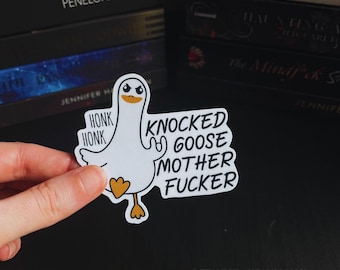 Knocked Goose Sticker | Knocked Loose Meme | Funny Band Merch & Things for Metalhead, Music Lover, Metalcore, Water Bottle, Laptop, Kindle