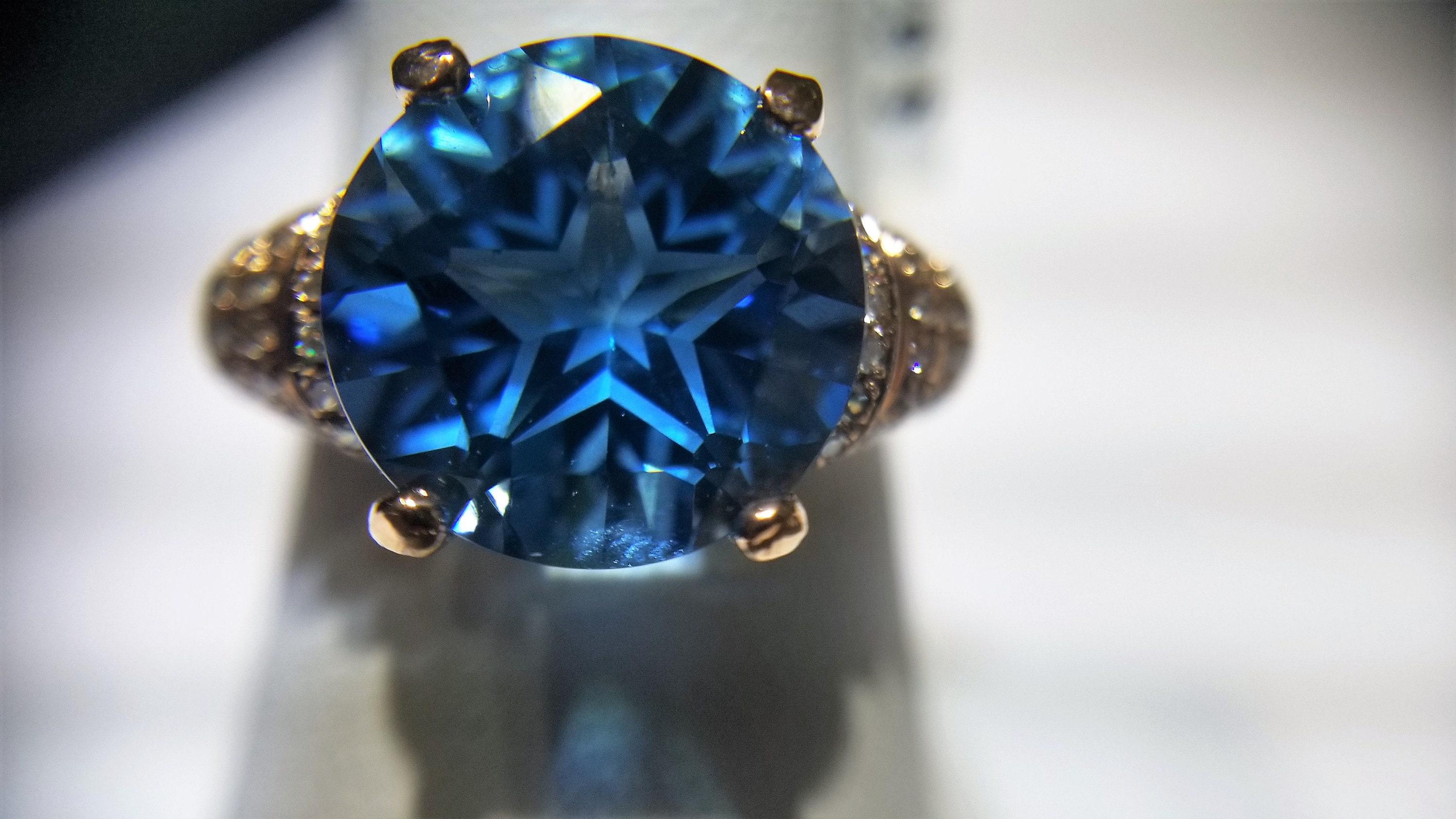 Texas Topaz Ring Etsy