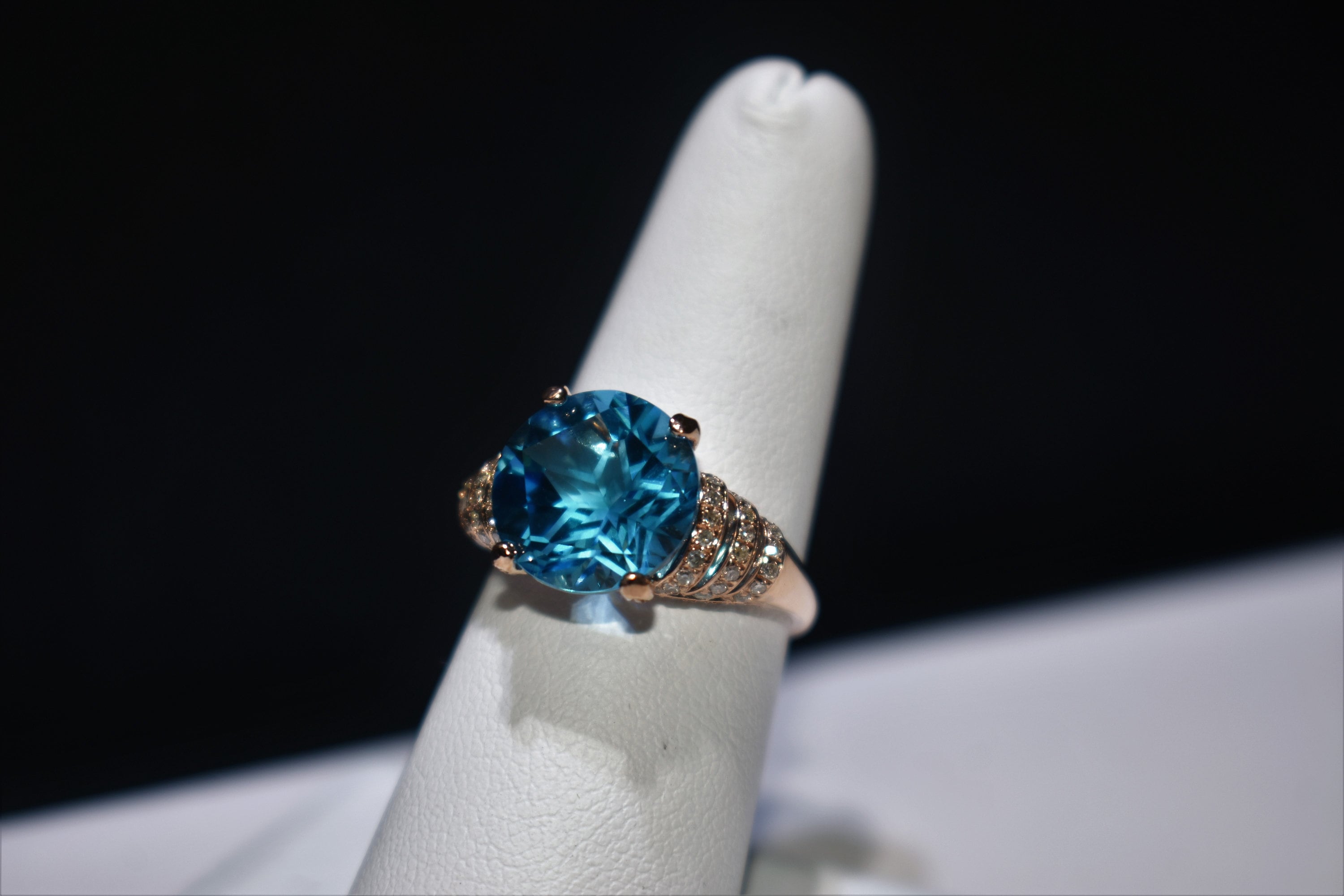 Texas Topaz Ring Etsy