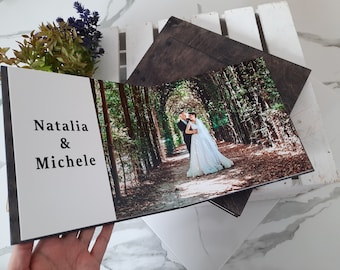 Wedding photo album, Custom photo album, Personalized photo album, 21st birthday gift for her, anniversary gift for husband