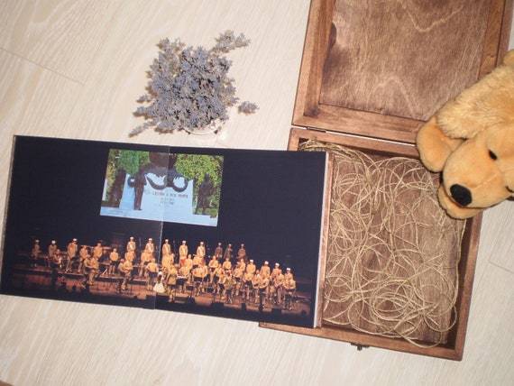Travel Photo Album Personalized Photo Album Wedding Photo Album Wooden  Adventure Photo Album Custom Photo Album 