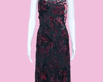 Y2K Vintage BETSEY JOHNSON NY New York Rare Burnout Velvet
