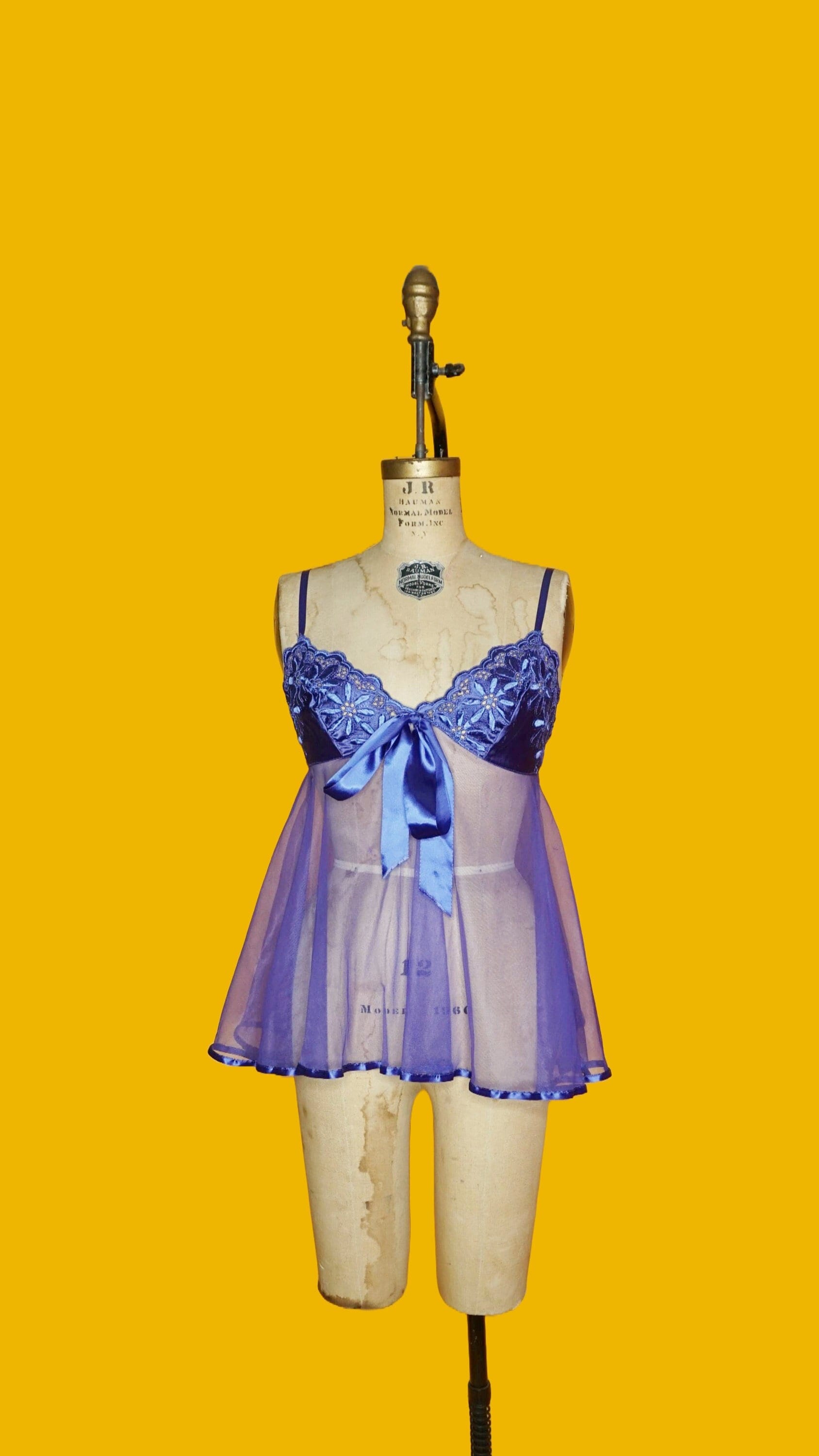 light purple lingerie dress Long Lacy Halter Style Lingerie Dress