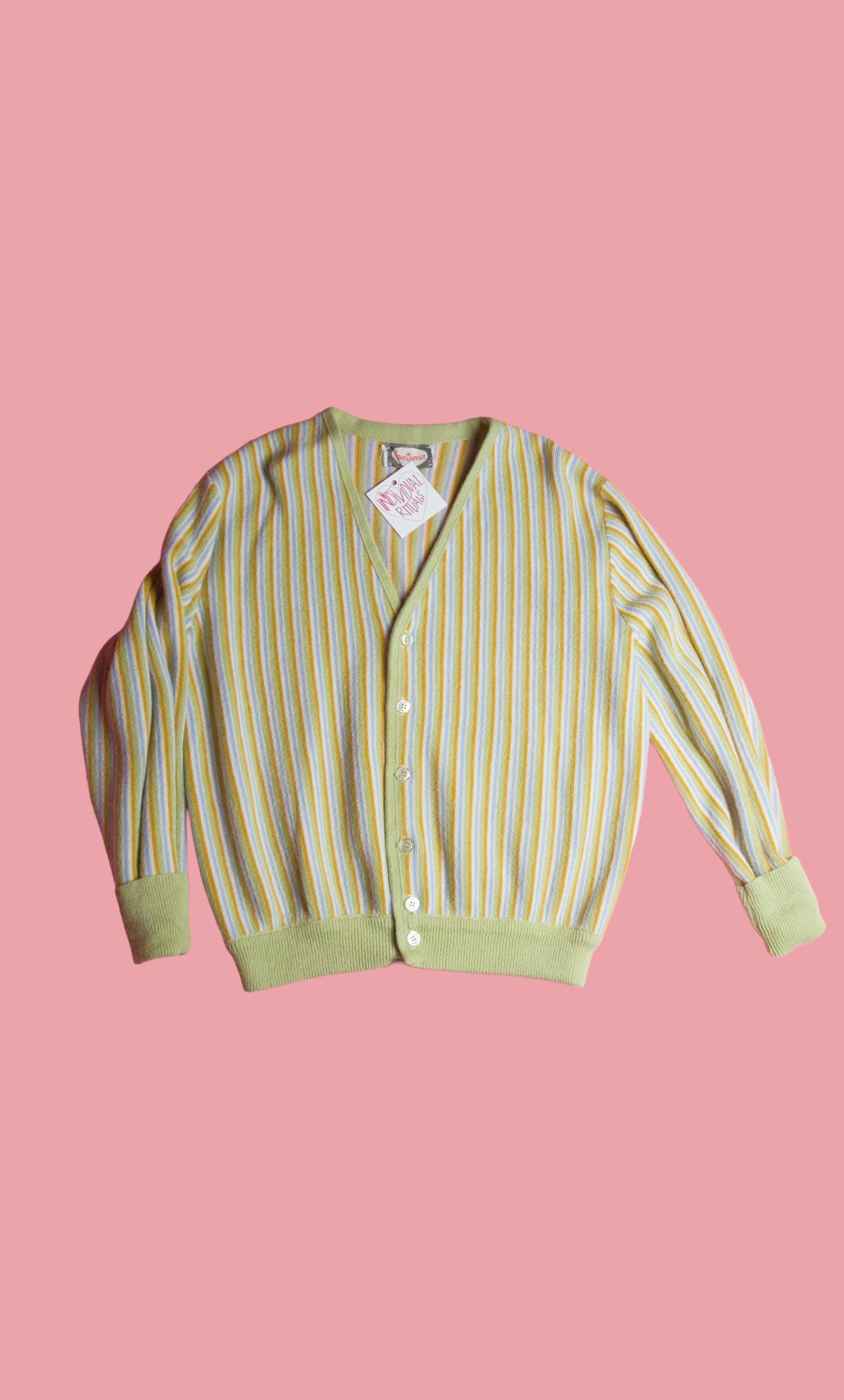 50s-60s Vintage Acrylic Cardigan カラシ Acrylic Sweater 1950 - Etsy