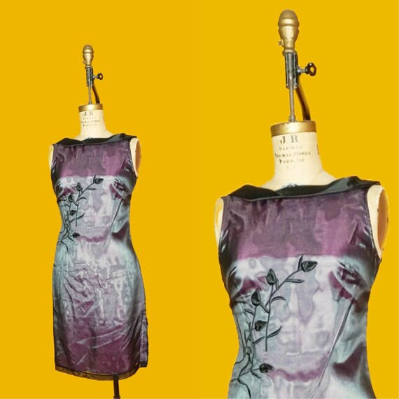 rampage purple dress CDC Rampage Deep Purple Shimmer Sleeveless Party Dress ~ [Size 12]