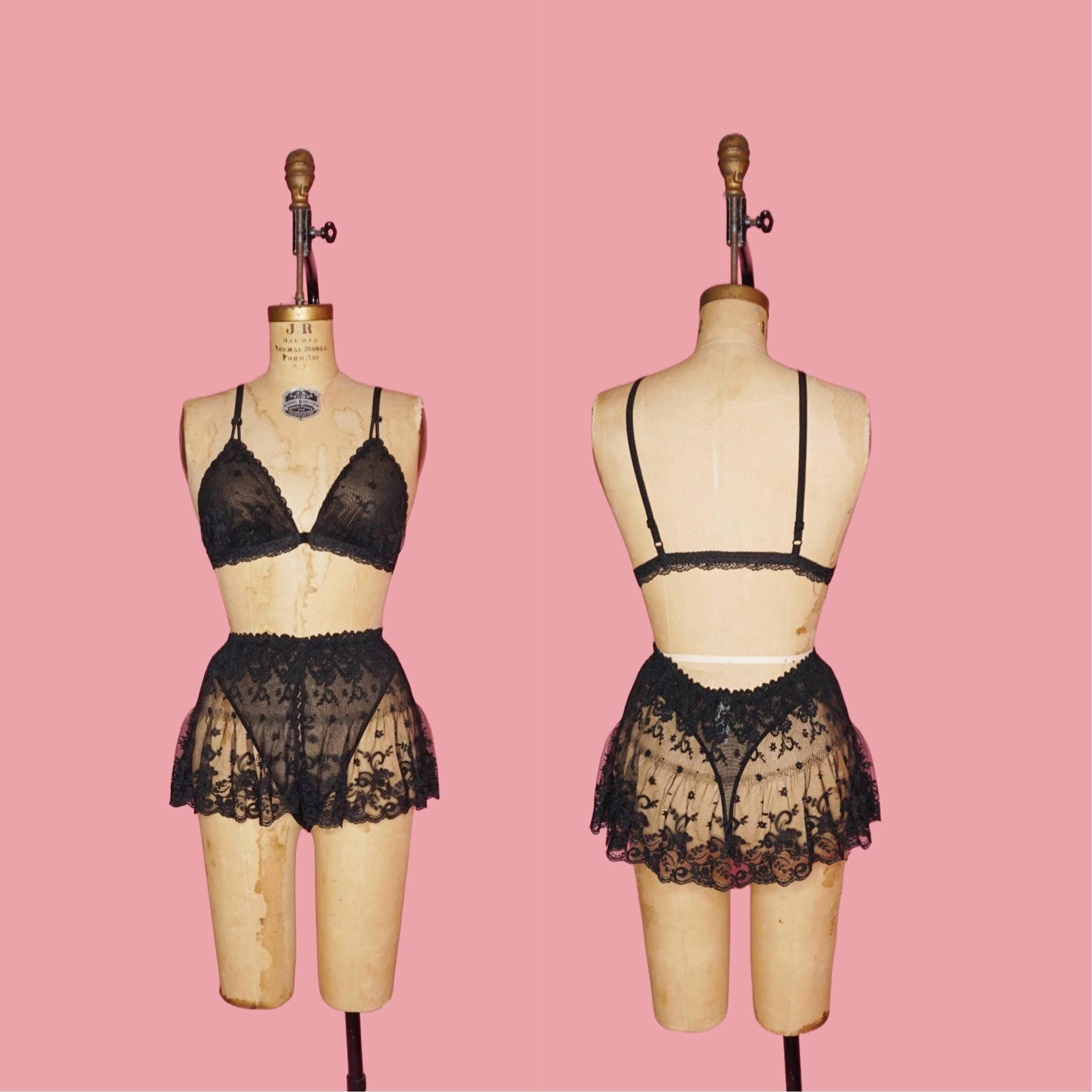 90s Lingerie Set - Etsy